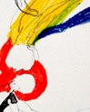 Combat contre le cosmos 2011, crayons, pastel, graphite, bic, 31 x 21,5